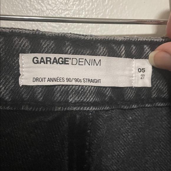 Black high rise 90’s Straight-Leg Jeans - Picture 6 of 6